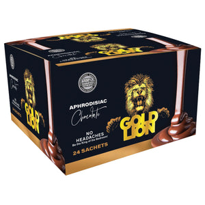 Gold Lion Chocolate Single Pack Display Of 24