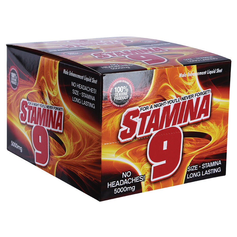 Stamina 9 Liquid Shot Display Of 12