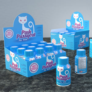Pink Pussycat For Him Single Shot Display Of 12