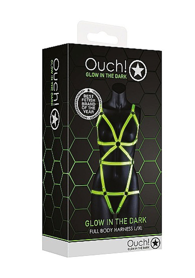 Full Body Harness - Large/Xlarge - Glow In The  Dark
