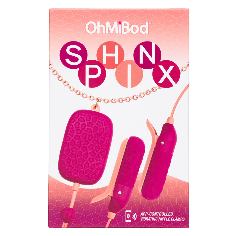 Ohmibod Sphinx-Bluetooth App-Controlled Nipple Clamps-Raspberry