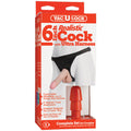 Vac-U-Lock-Realistic Cock W/Ultra Harness 6''