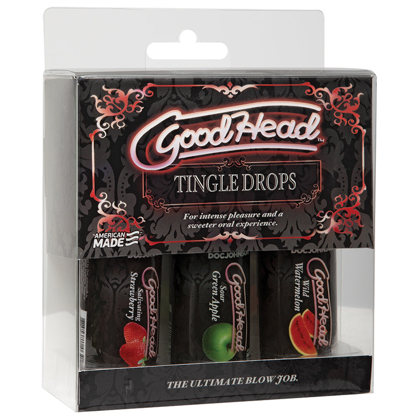 Goodhead Tingle Drops 3 Pack 1Oz