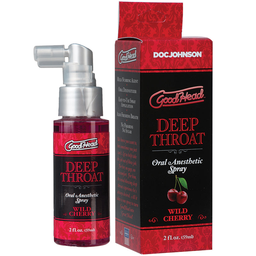 Goodhead Deep Throat Spray-Wild Cherry 2Oz