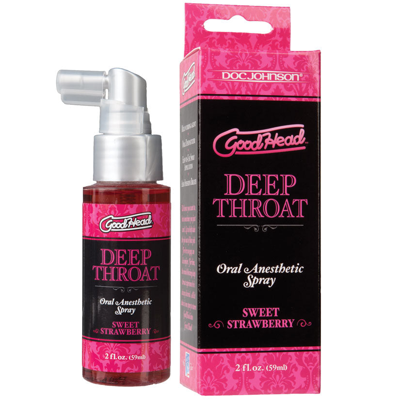 Goodhead Deep Throat Spray-Sweet Strawberry 2Oz
