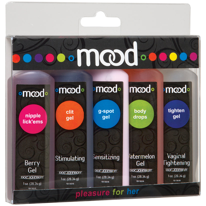 Mood Pleasure For Her Arousal Kit 1Oz (5 Pack)