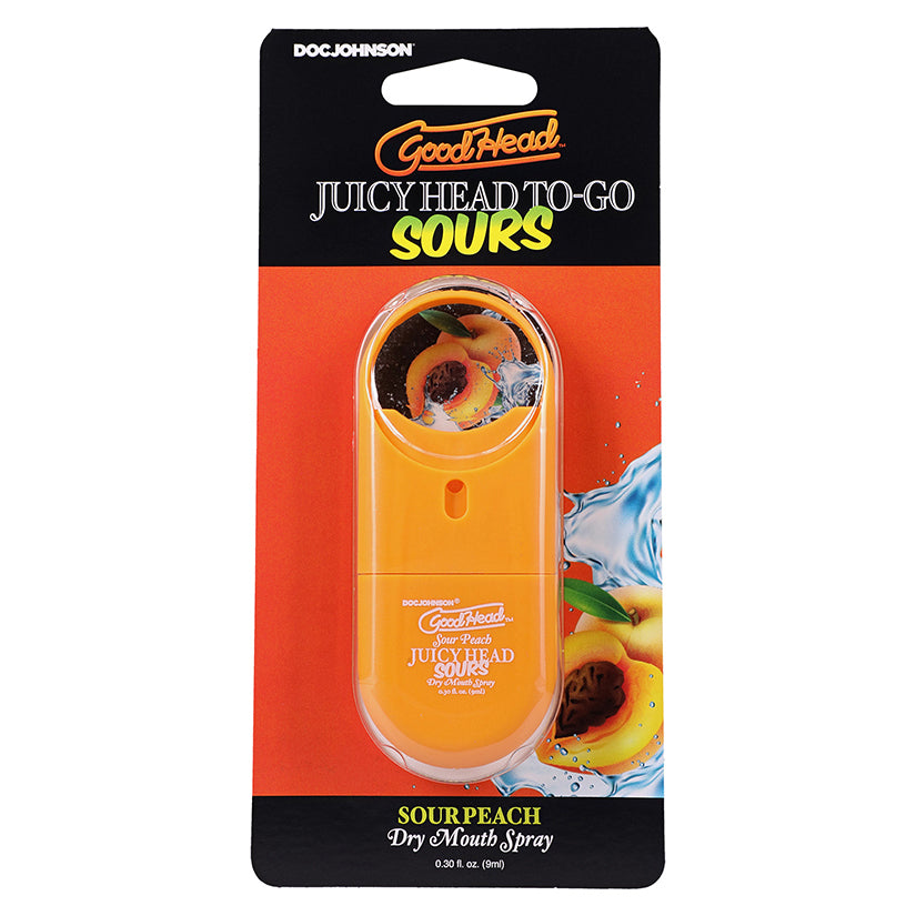 Goodhead Juicy Head Dry Mouth Spray To Go-Sour Peach .30Oz