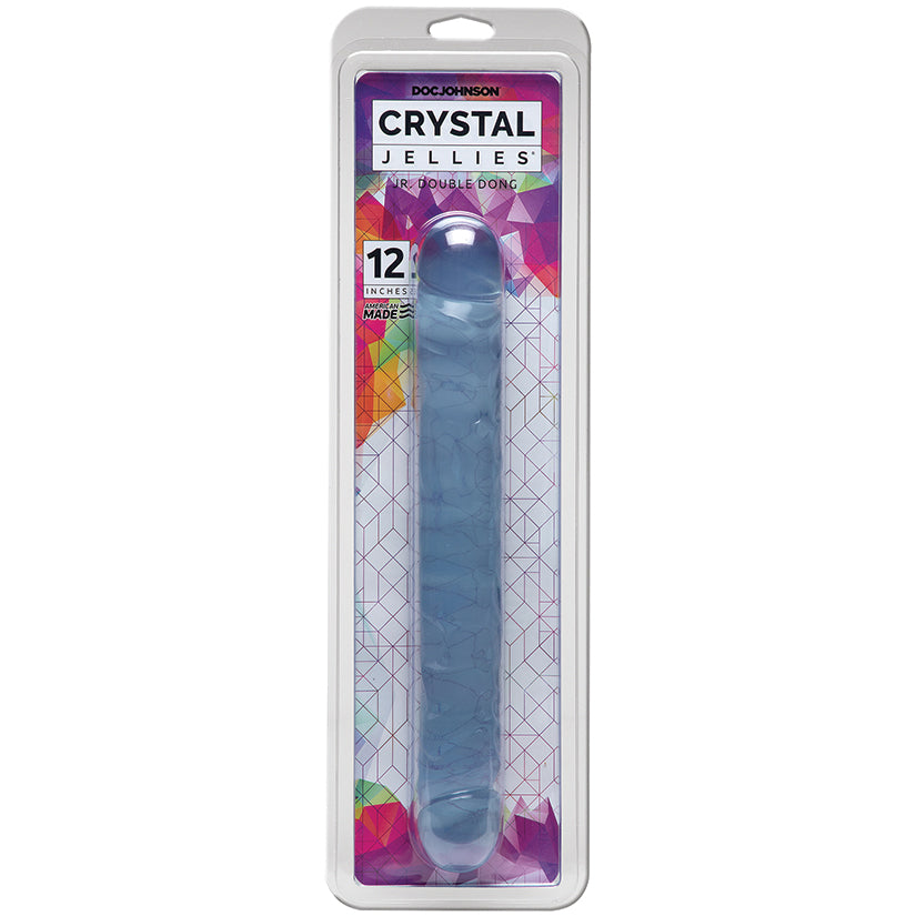 Crystal Jellies Double Dong-Clear 12''