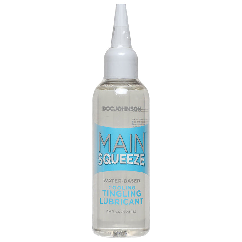 Main Squeeze Cooling/Tingling Water-Based Lubricant 3.4Oz