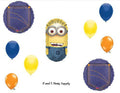 Despicable Me 2 Minions Denim Happy Birthday Party Balloons Decorations Supplies