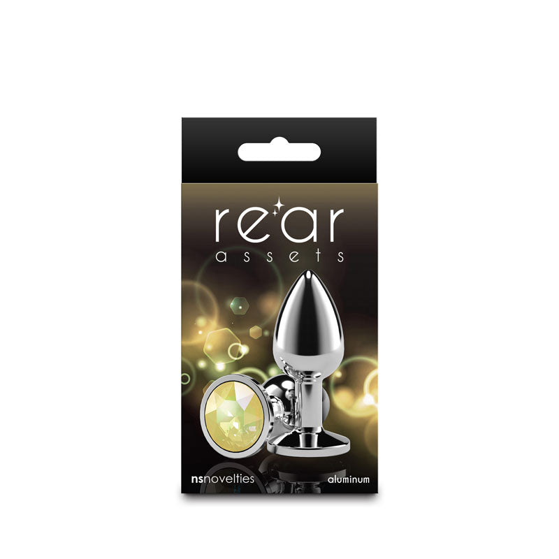 Rear Assets Silver Medium Yellow Gem