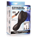 10X Vibrating Penis Head Teaser With Urethral Sounds - Black