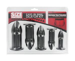 Size Matters Ease-In Anal Dilator Kit, Black (Kl710)