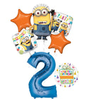 Despicable Me 3 Minions 2Nd Birthday Party Supplies And Balloon Decorations