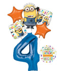 Despicable Me 3 Minions 4Th Birthday Party Supplies And Balloon Decorations