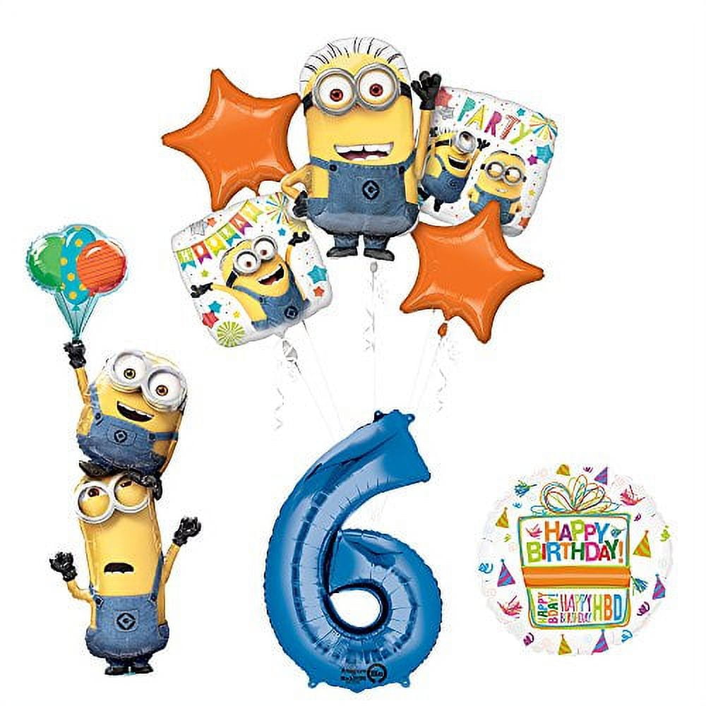 Despicable Me 3 Minions Stacker 6Th Birthday Party Supplies