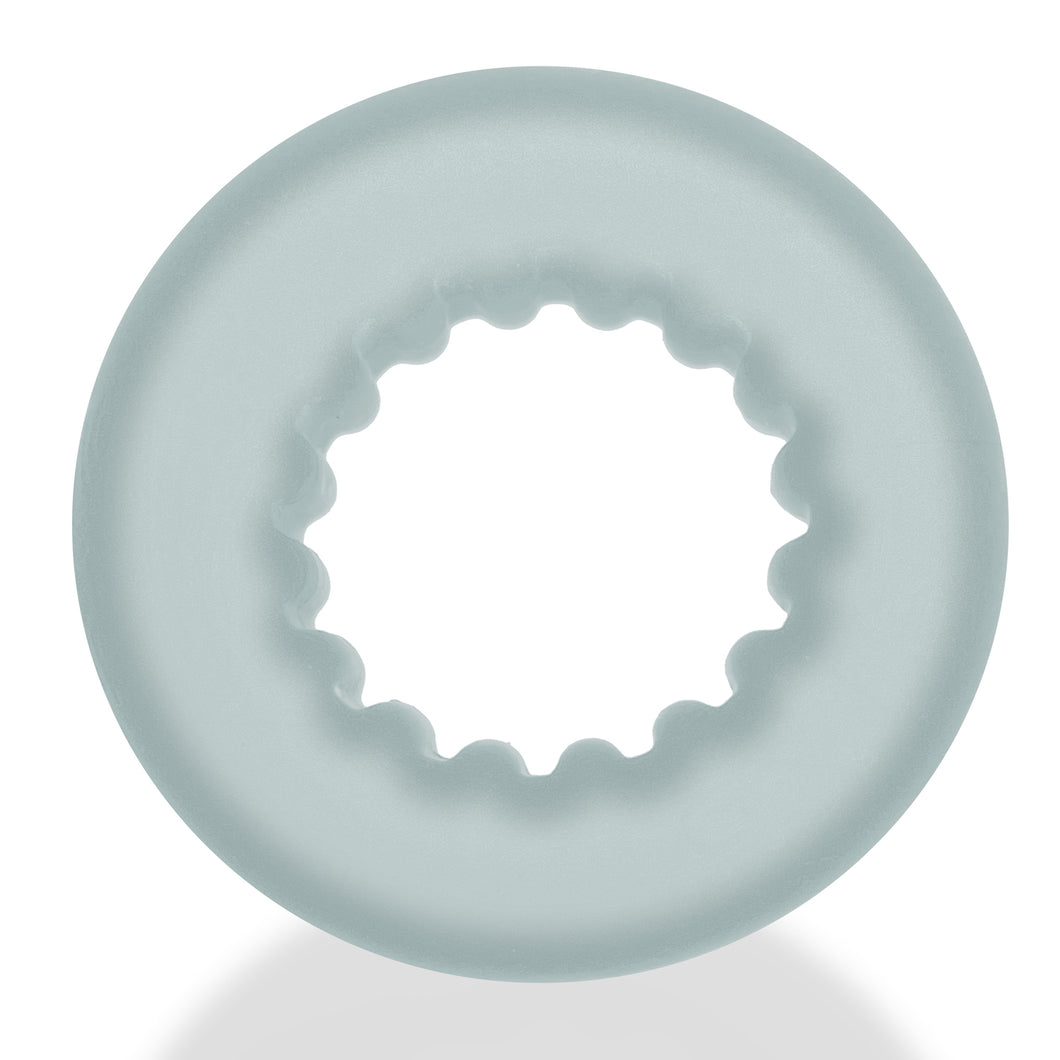 Axis - Rib Griphold Cockring - Clear Ice