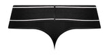 Modal Rib Bong Thong  XLarge  Black
