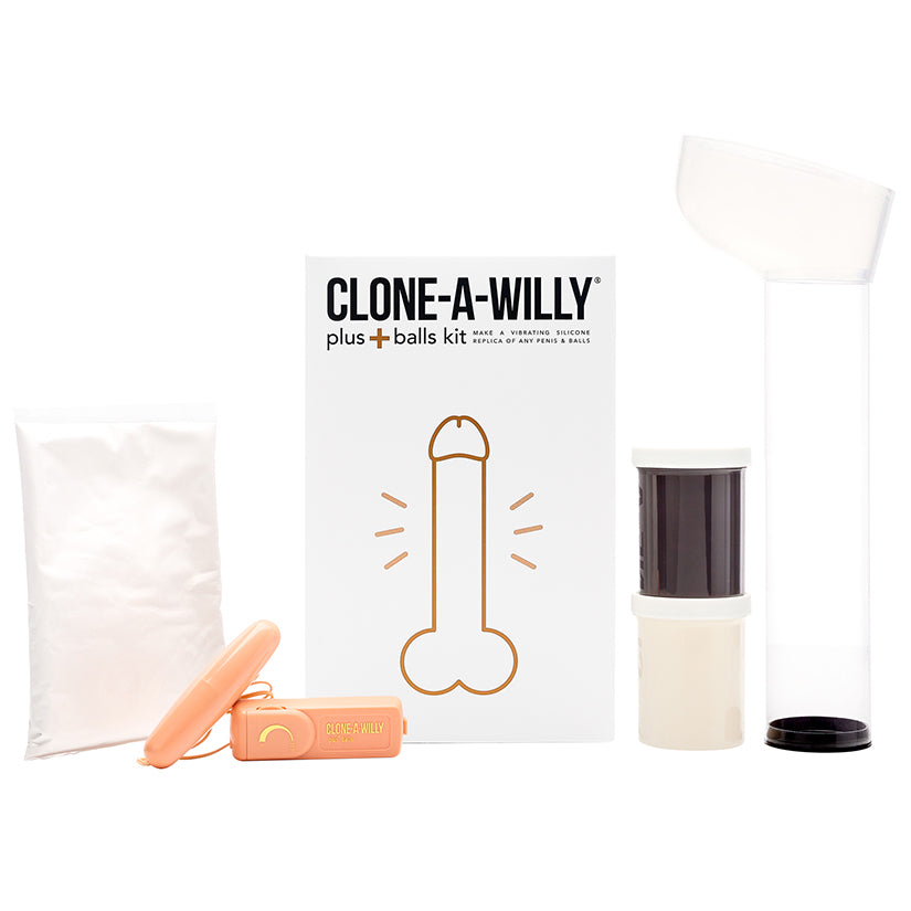 Clone-A-Willy Plus Balls Kit-Deep Skin Tone