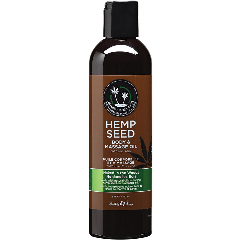Earthly Body Massage & Body Oil-Naked In The Woods 8Oz