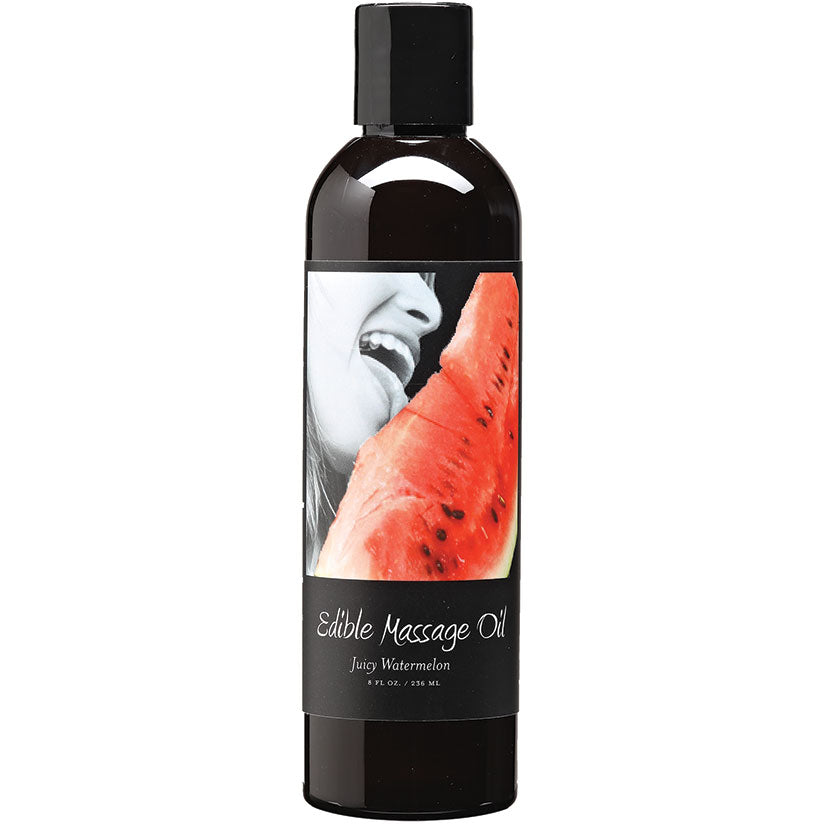 Earthly Body Edible Massage Oil-Juicy Watermelon 8Oz