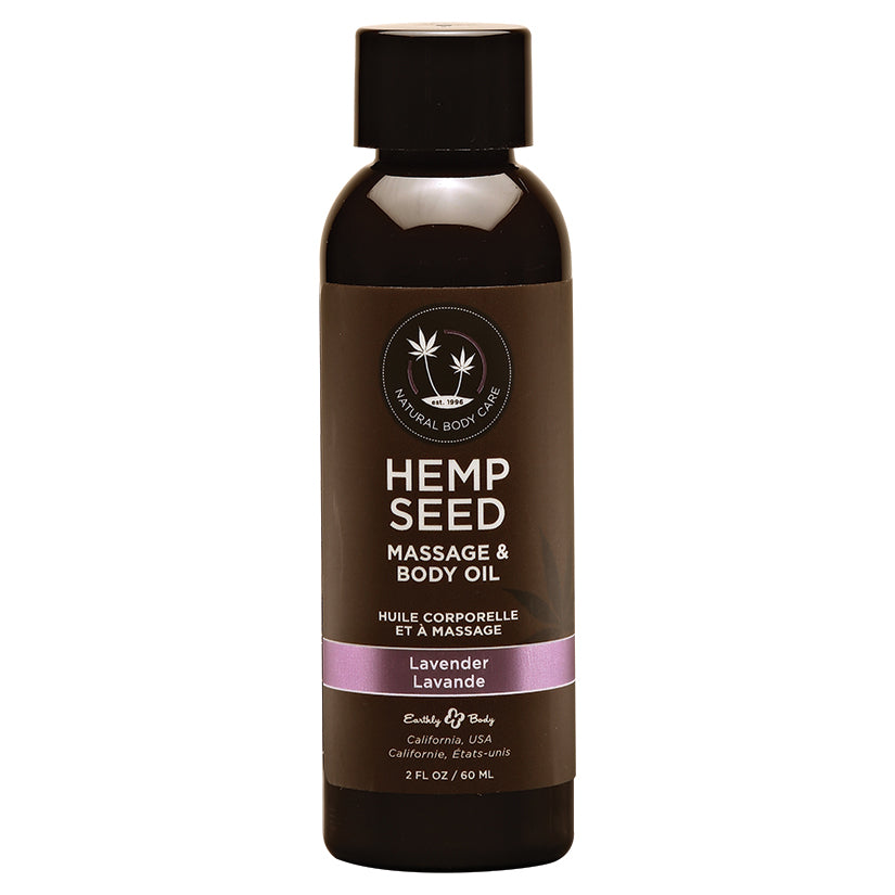 Earthly Body Massage & Body Oil-Lavender 2Oz