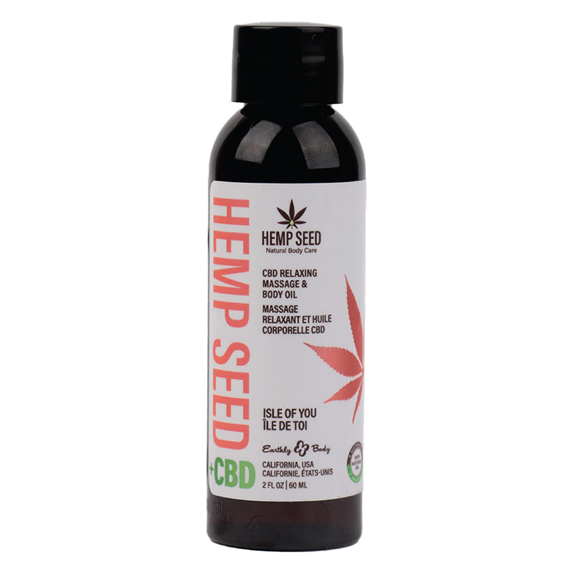 Earthly Body Relaxing Massage And Body Oil-Isle Of You 2Oz