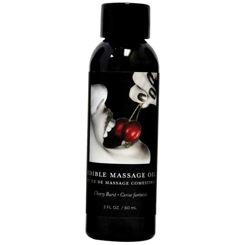 Earthly Body Edible Massage Oil-Cherry 2Oz