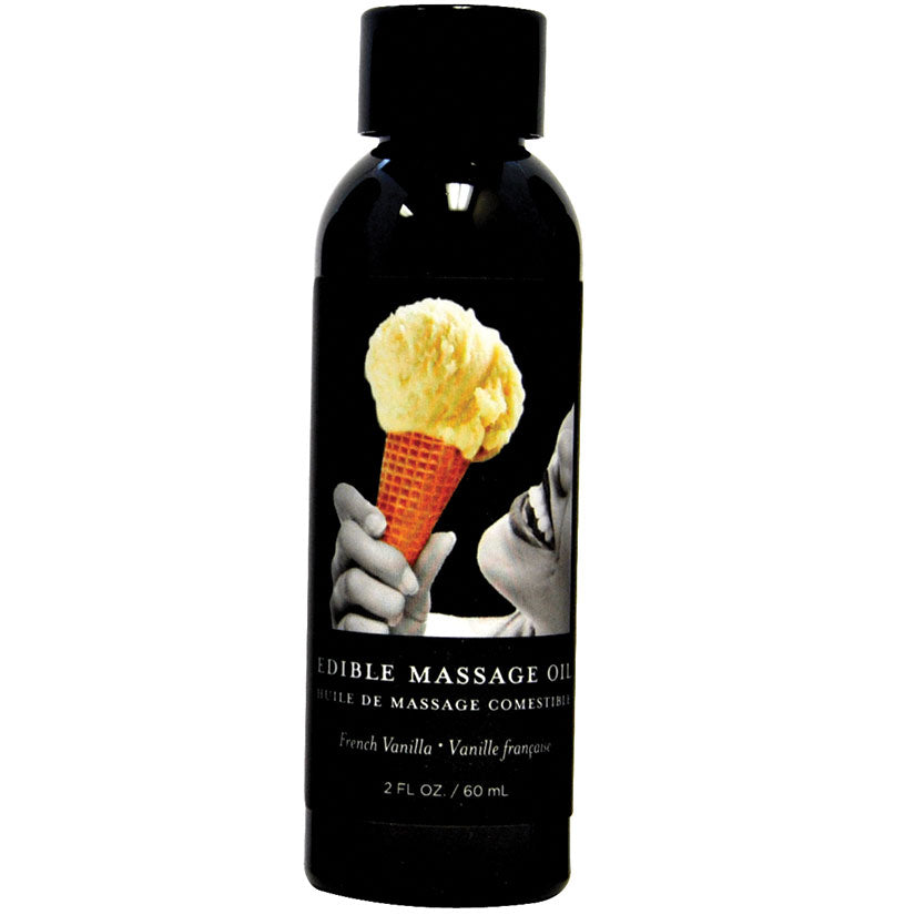Earthly Body Edible Massage Oil-Vanilla 2Oz