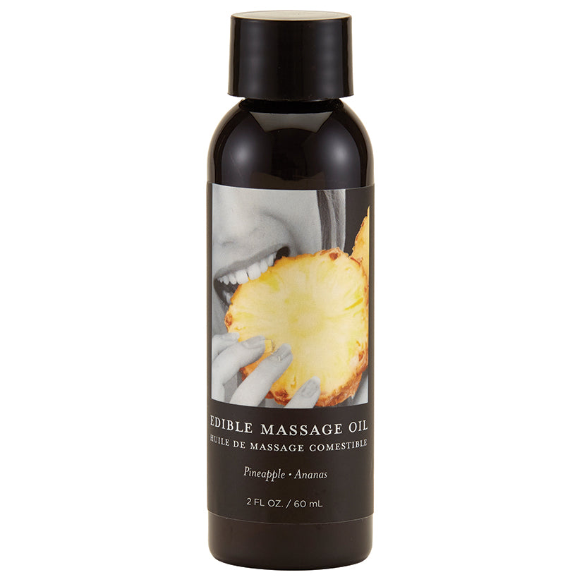Earthly Body Edible Massage Oil-Pineapple 2Oz