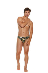 MenS Thong Back Brief - Large/Xlarge -  Camouflage