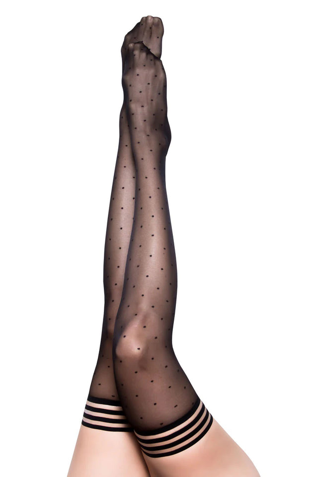 Kixies Ally Black Polka Dot Size C