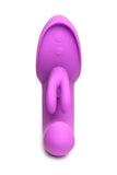 10X Come Hither Rocket Silicone Vibrator - Purple