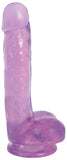 Lollicock Slim Stick W/Balls 7In Grape