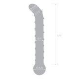 Mr.  Swirl 6.5&quot; Glass Glass Dildo