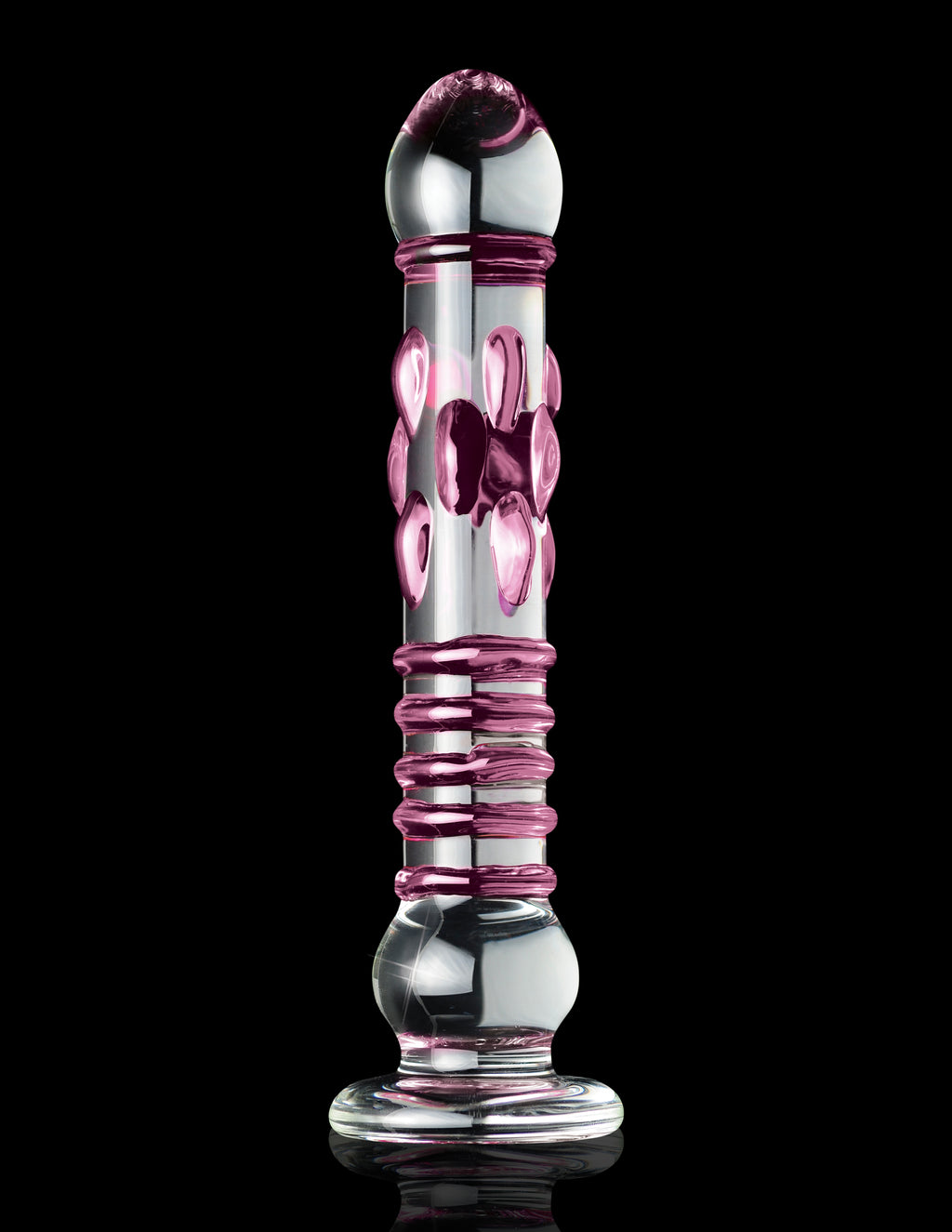 Icicles No. 6 - Clear  Pink