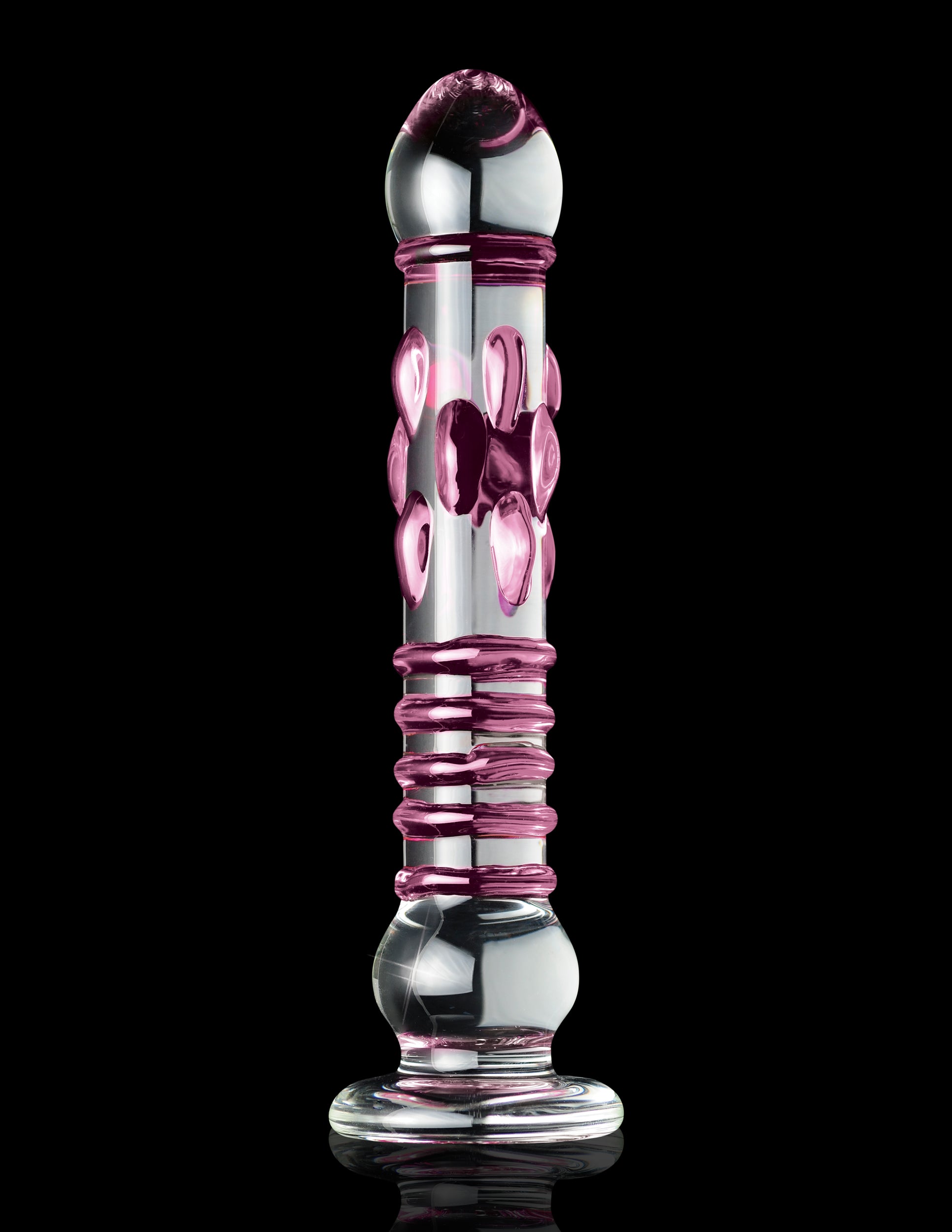 Icicles No. 6 - Clear  Pink