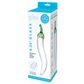 Glas Glass Naturals Chili Pepper Dildo-Clear 8''