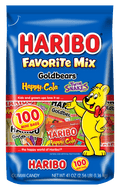 Haribo Favorite Mix 100Ct Gummy Candy, 41.9 Oz