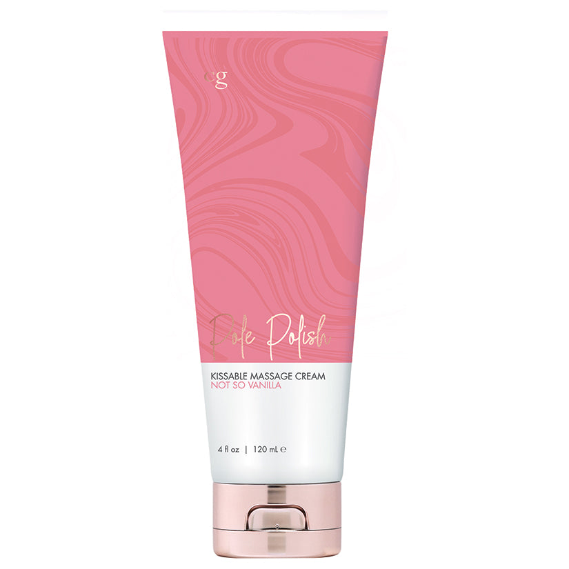 Cg Pole Polish Kissable Massage Cream-Not So Vanilla 4Oz