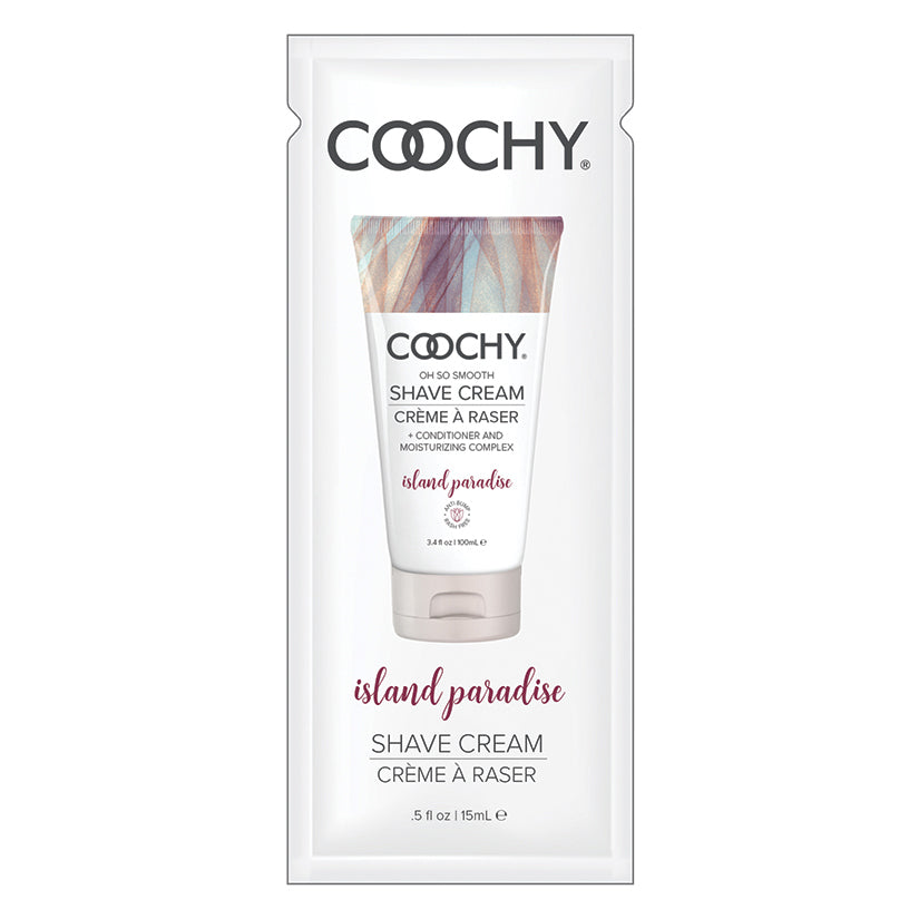 Coochy Shave Cream-Island Paradise 15Ml Foil