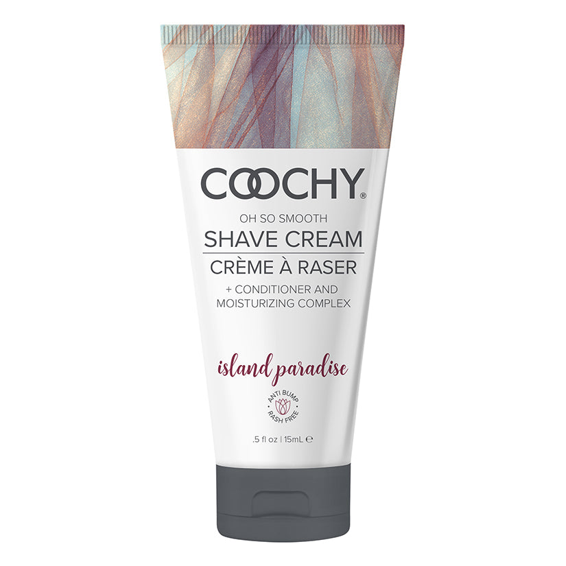 Coochy Shave Cream-Island Paradise 0.5 Fl Oz