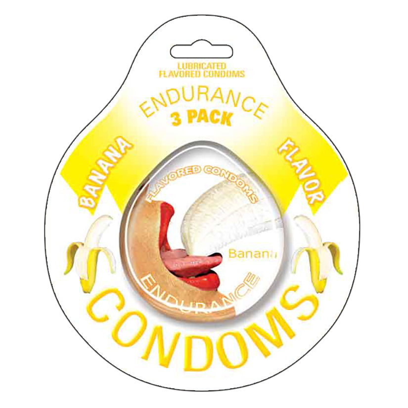 Endurance Condoms-Banana 3Pk