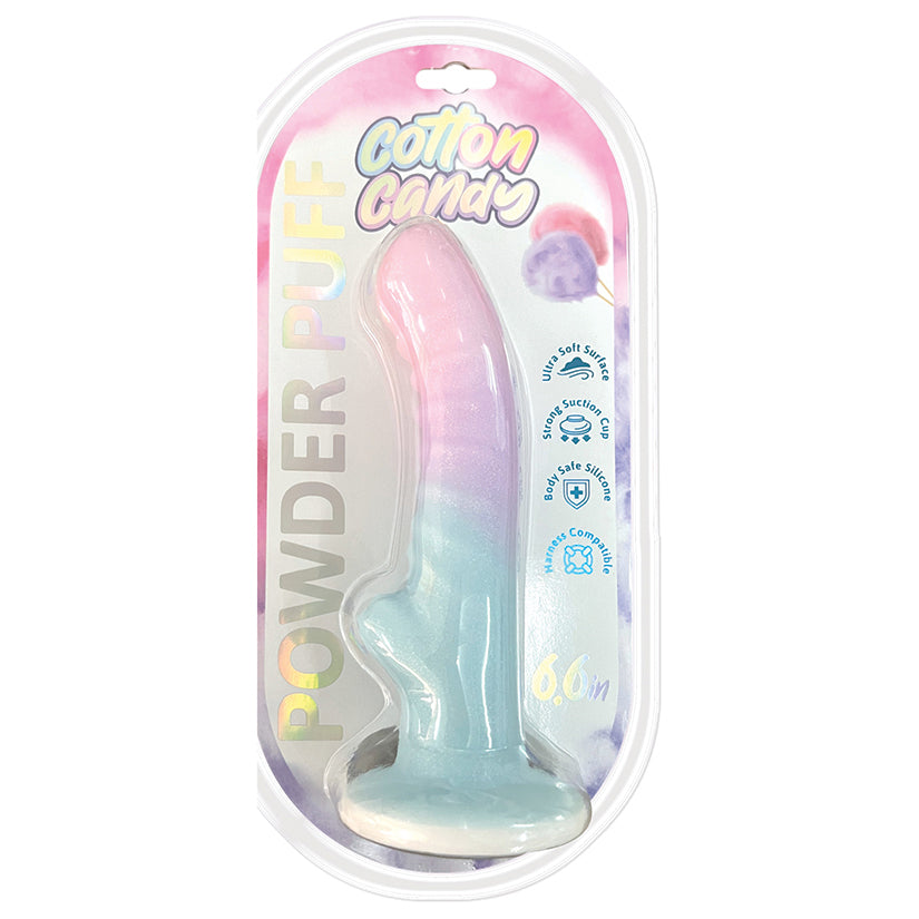Cotton Candy Dildo-Powder Puff 6.5''