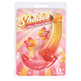 Shades Gradient Strapless Strap-On-Pink And Yellow 9.5''