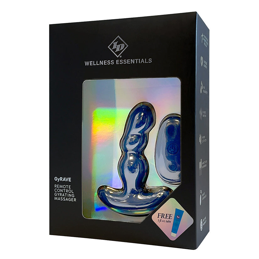 Id Wellness Essentials Gyrave Remote Control Gyrating Massager