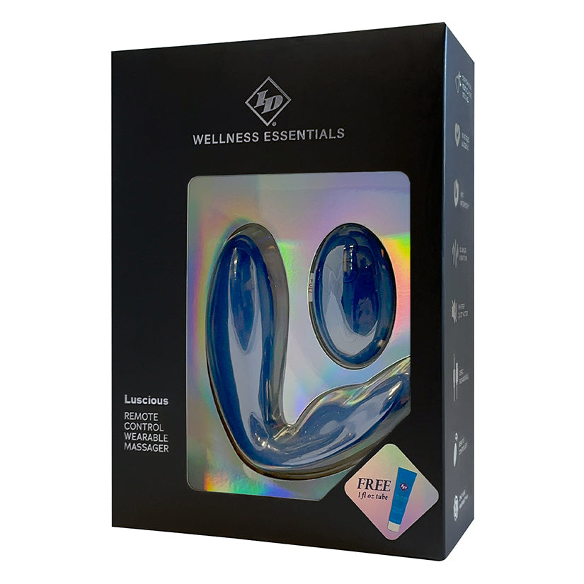 Id Wellness Essentials Lucious Remote Control Wearable Massager
