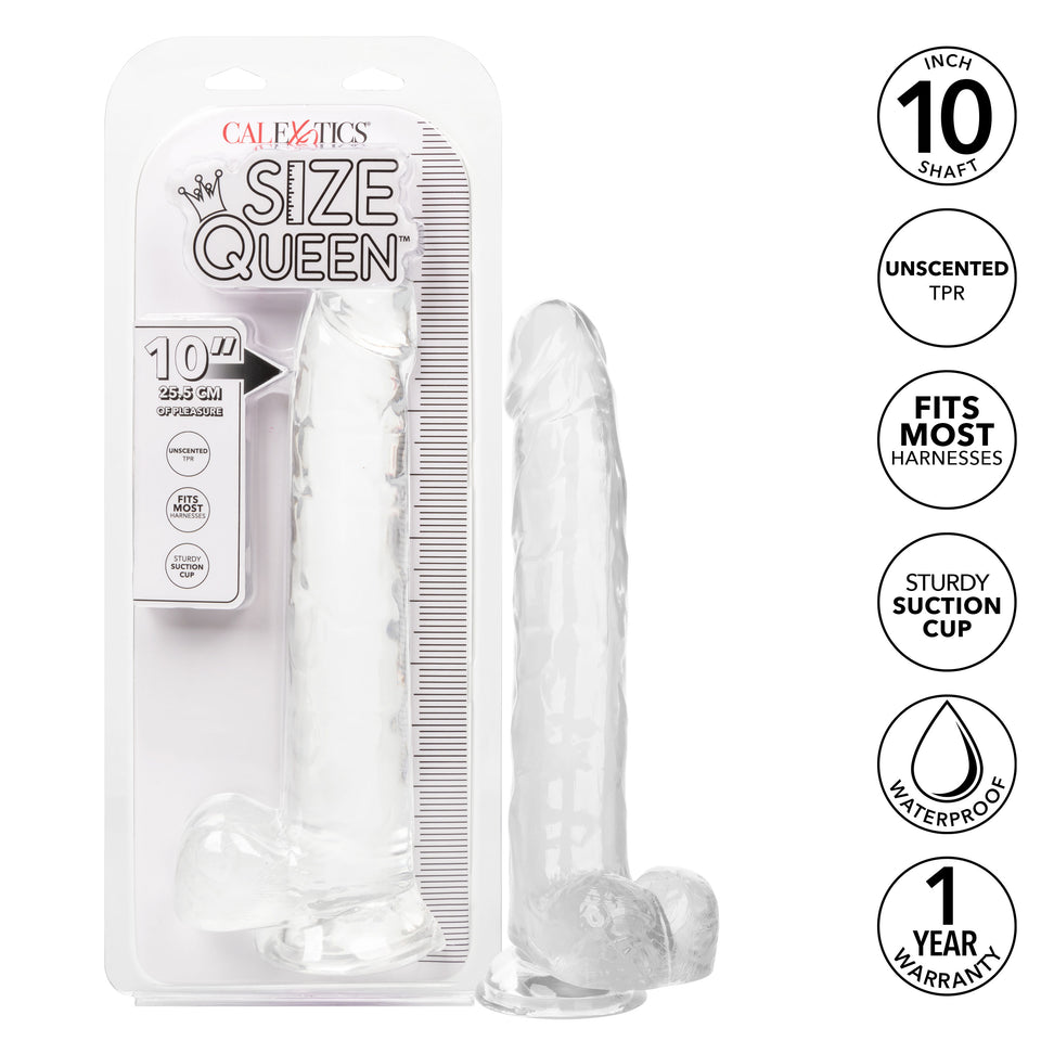 Size Queen 10In Clear