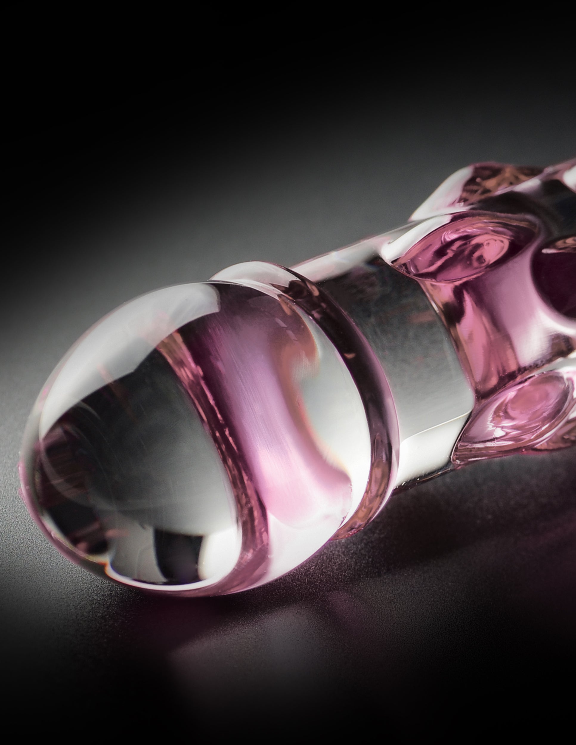 Icicles No. 6 - Clear  Pink