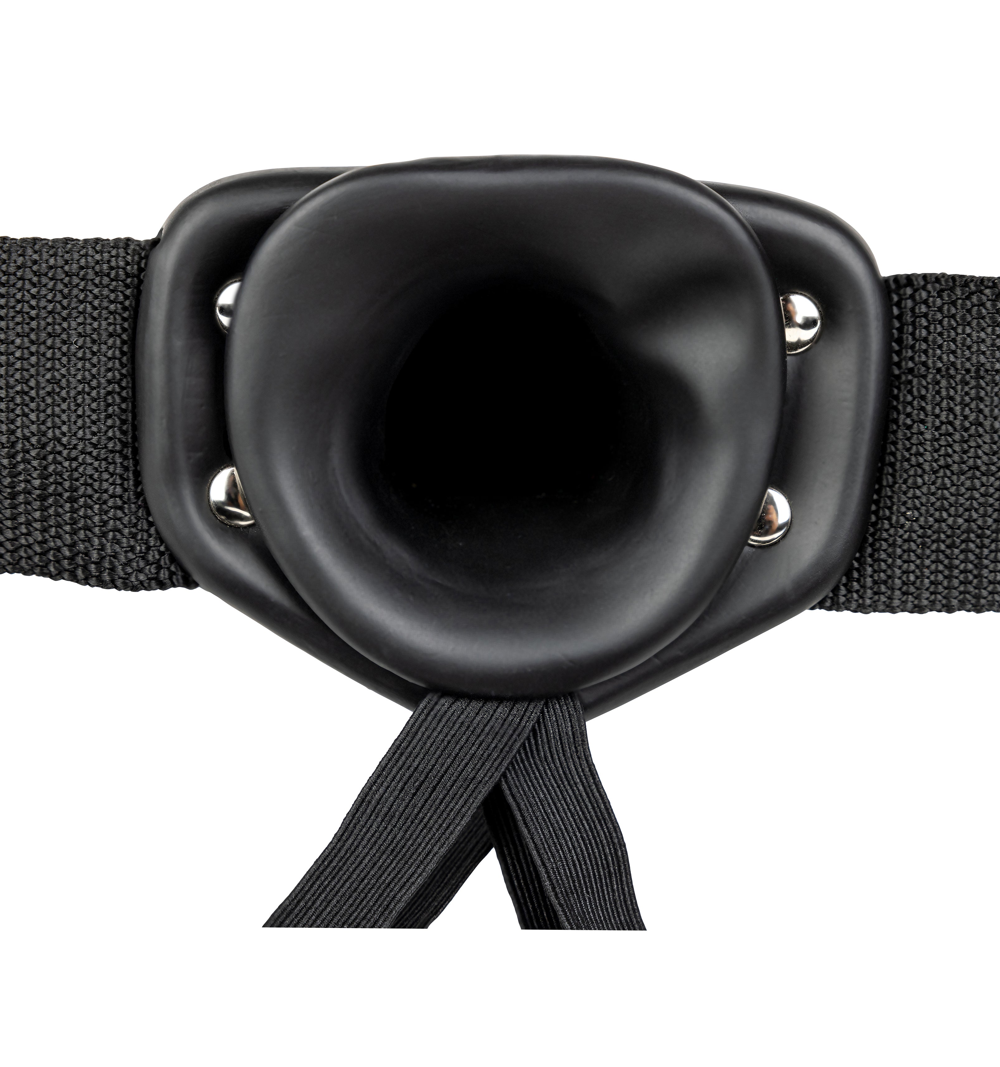 Hollow Strapon Without Balls 6 Inch  Black